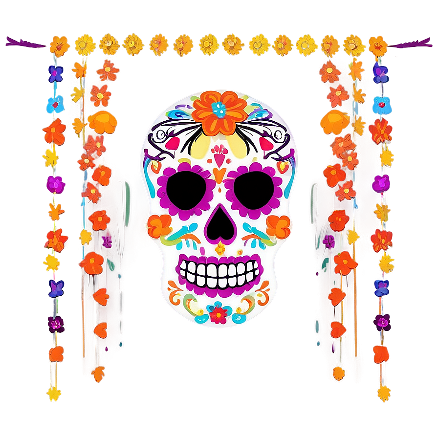 Dia De Los Muertos Calavera Decorations Png Neq