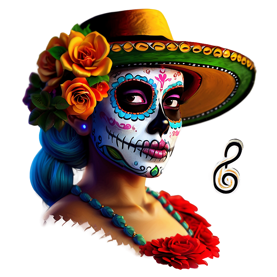 Dia De Los Muertos Music And Dance Png Lym87