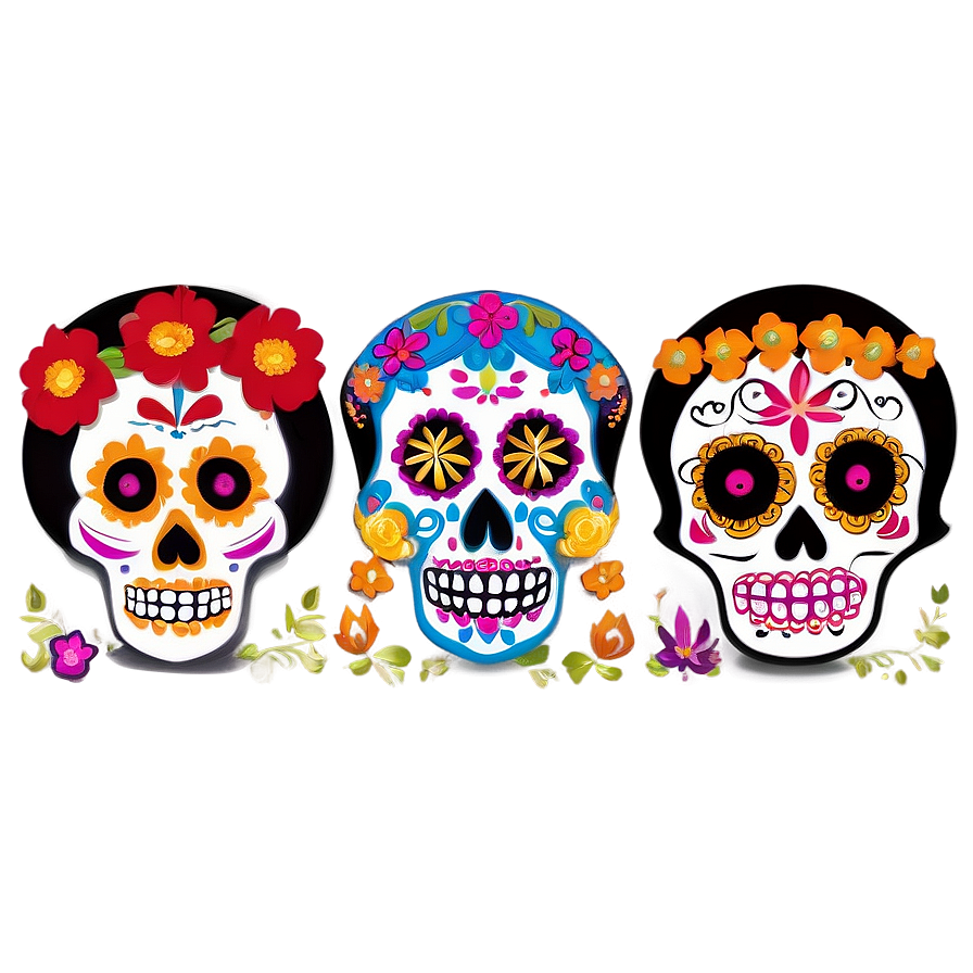 Dia De Los Muertos Street Festivities Png 21