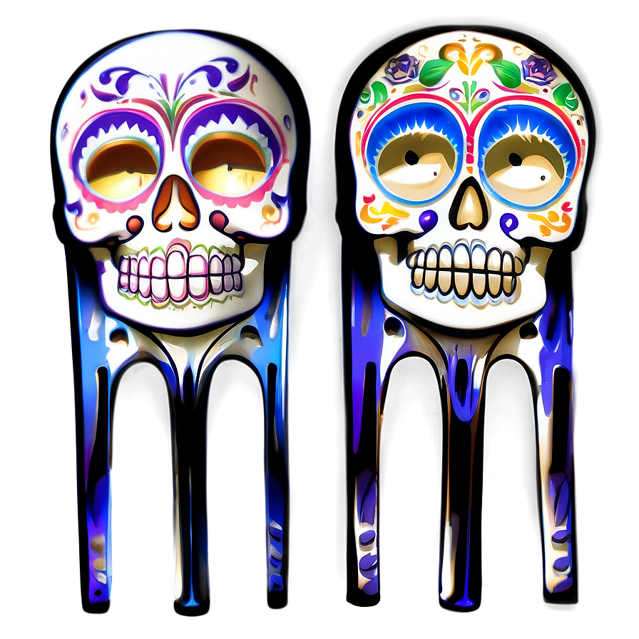 Dia De Los Muertos Symbolic Artifacts Png Quj66