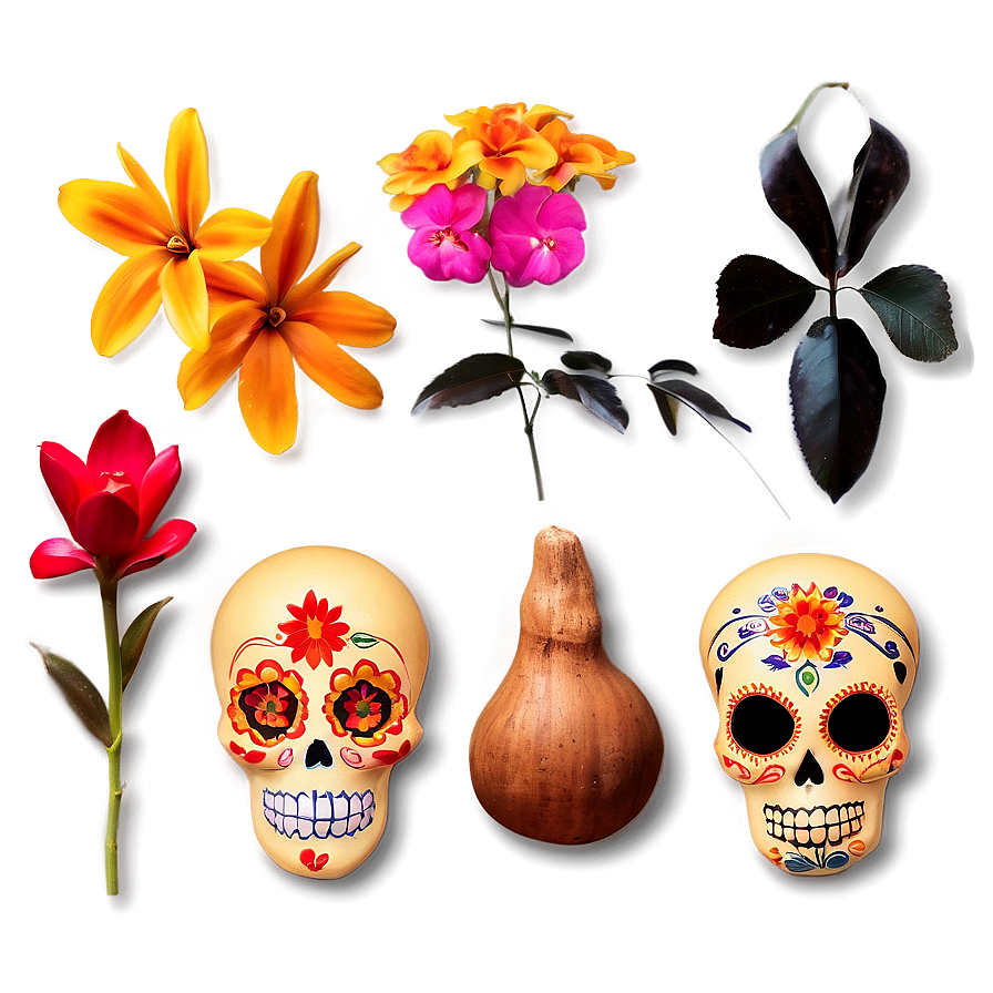 Dia De Los Muertos Symbolic Offerings Png Tbd