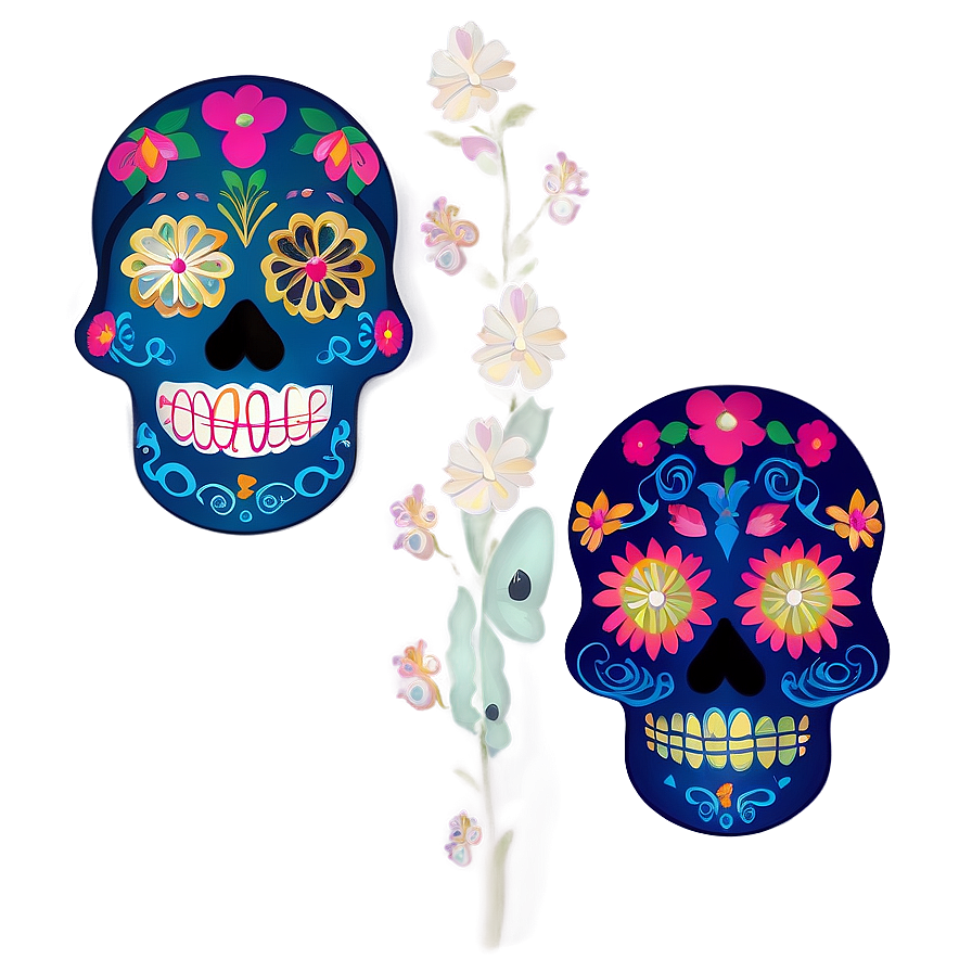 Dia De Los Muertos Themed Makeup Png 06112024