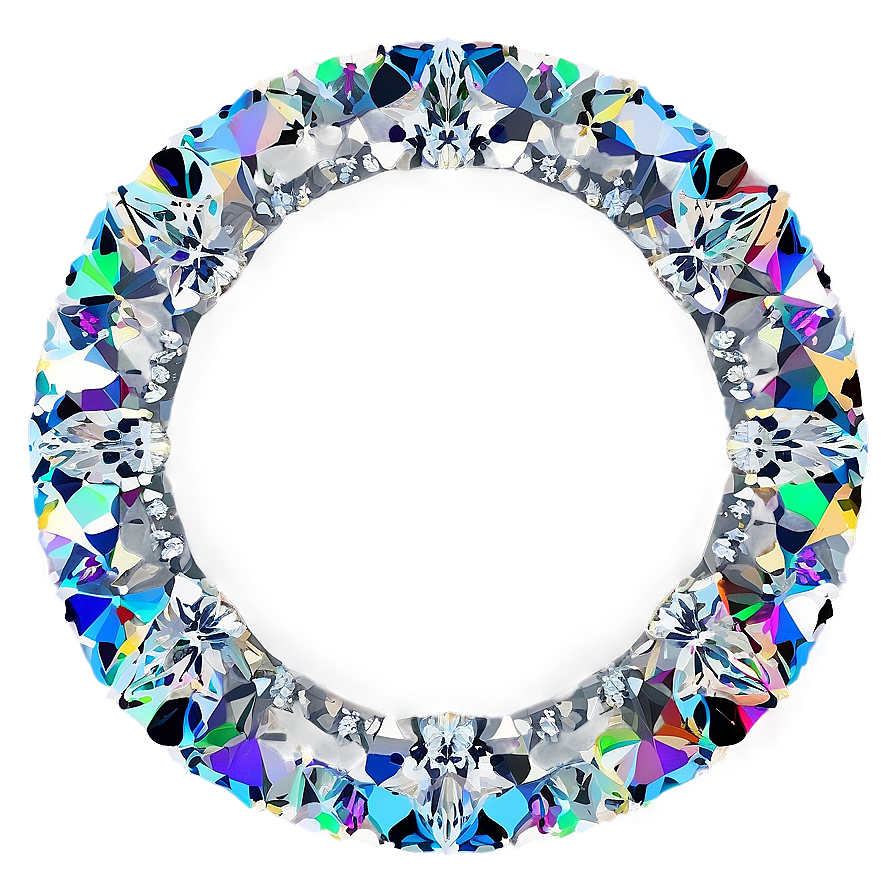 Diamond Circle Frame Png 06122024