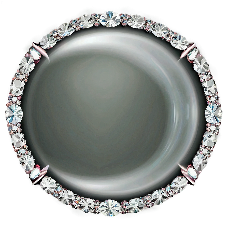 Diamond Circle Frame Png Adu