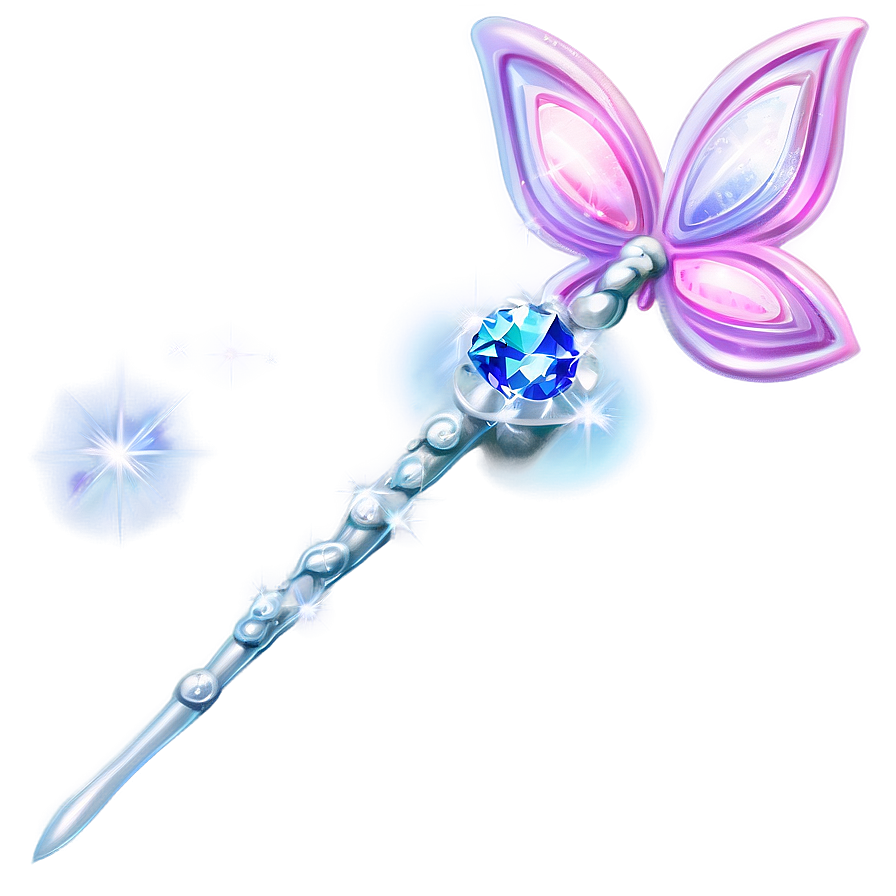 Diamond Fairy Wand Png 30