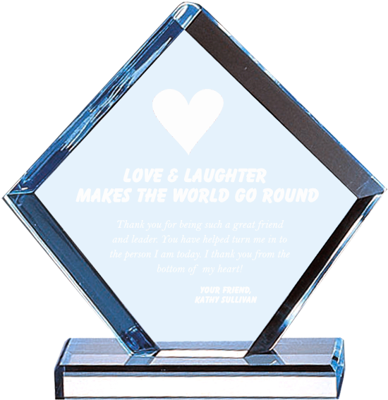 Diamond Shaped Appreciation Award