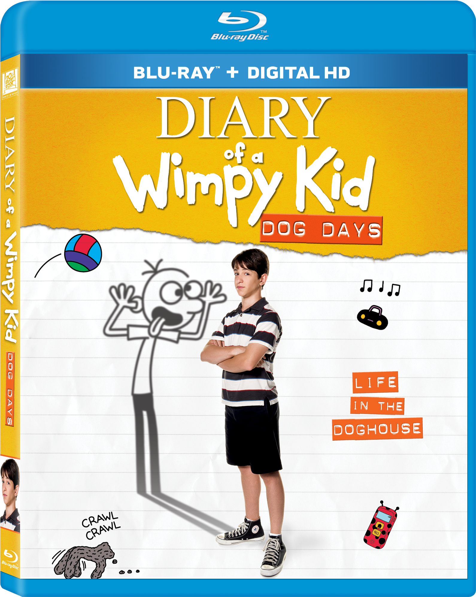 Diaryofa Wimpy Kid Dog Days Blu Ray Cover