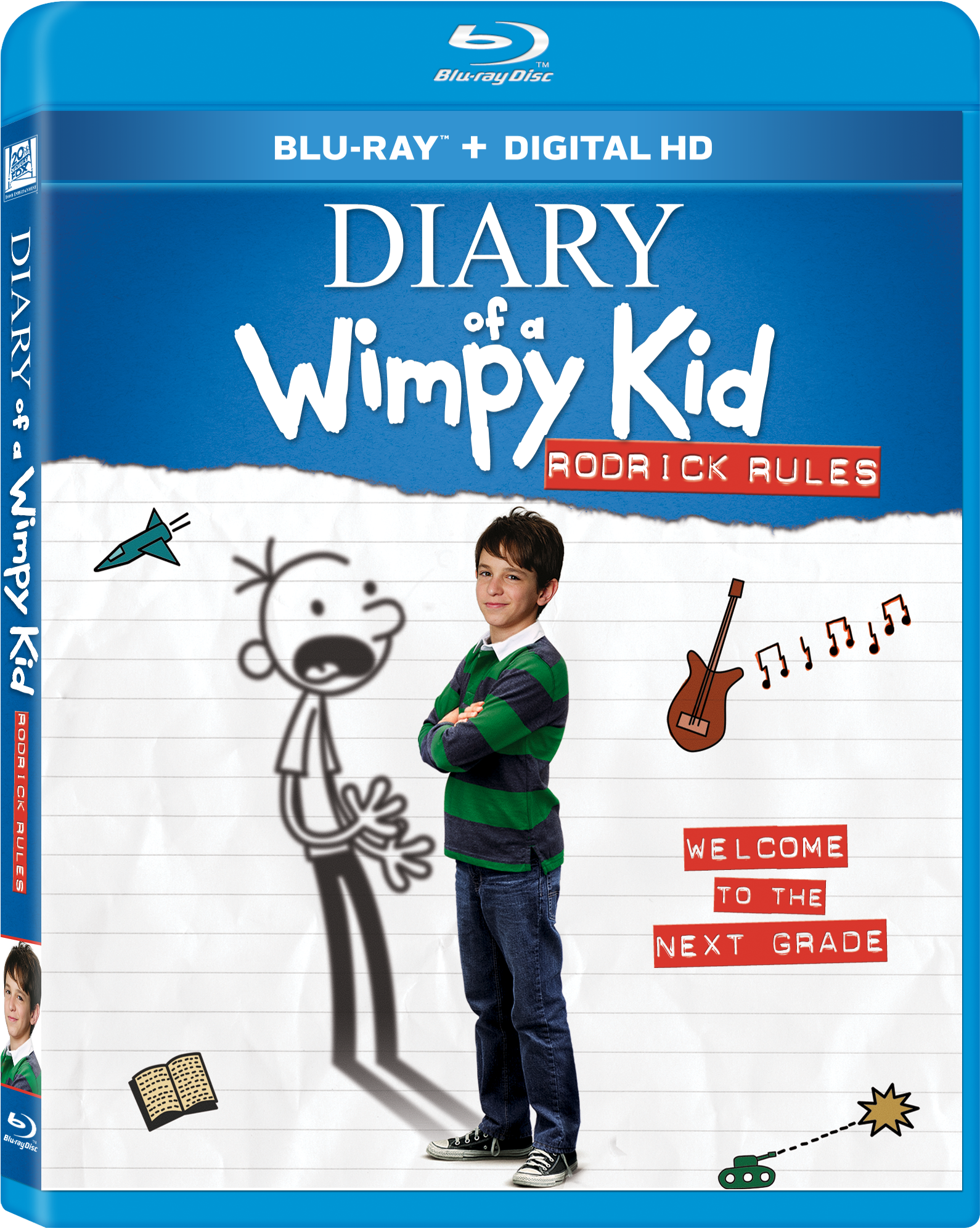 Diaryofa Wimpy Kid Rodrick Rules Blu Ray Cover