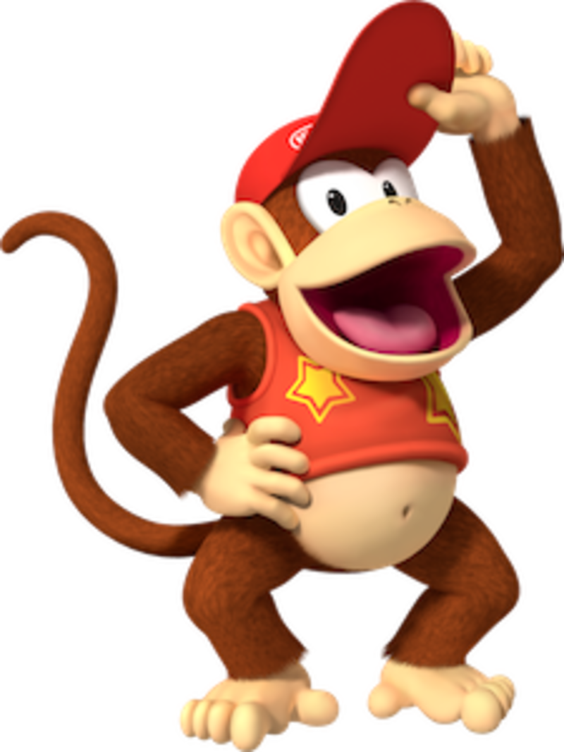 Diddy_ Kong_ Cheerful_ Pose