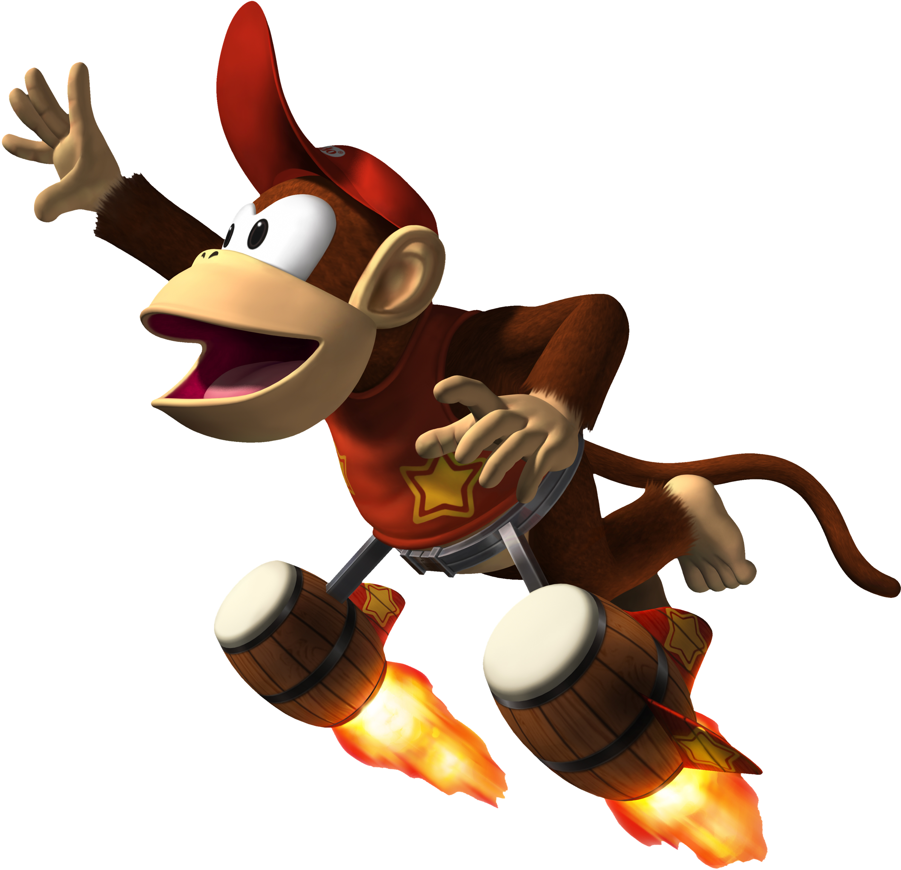 Diddy Kong Rocket Barrels Flight