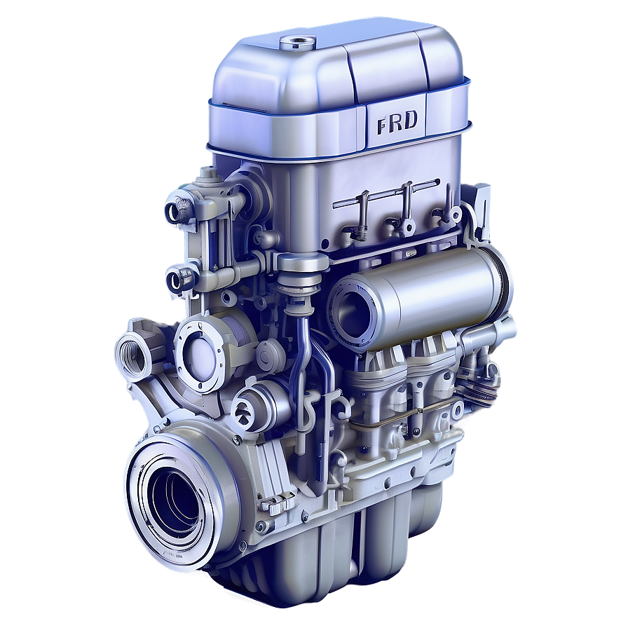 Diesel Car Engine Blueprint Png 06132024