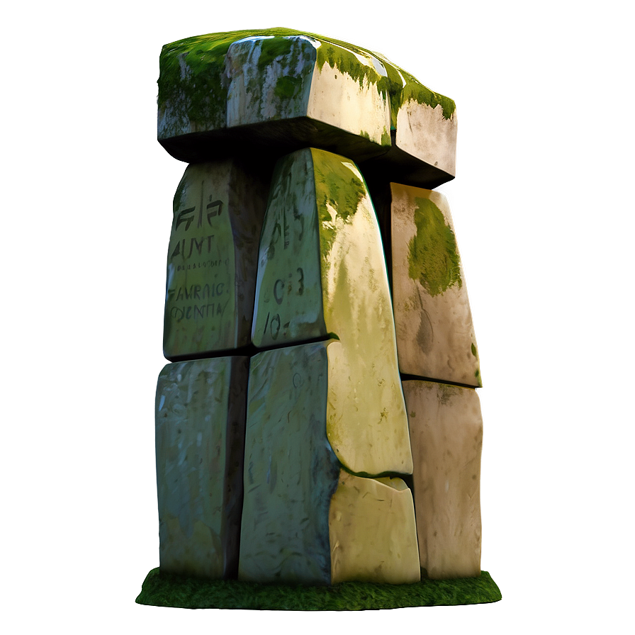 Digital Art Interpretation Of Stonehenge Png Quk