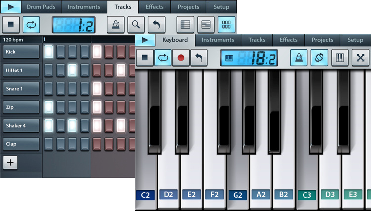 Digital Audio Workstation Interface