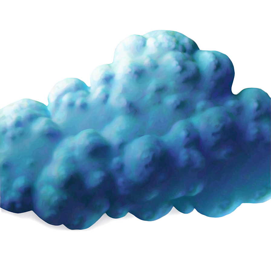 Digital Blue Clouds Png Fwj