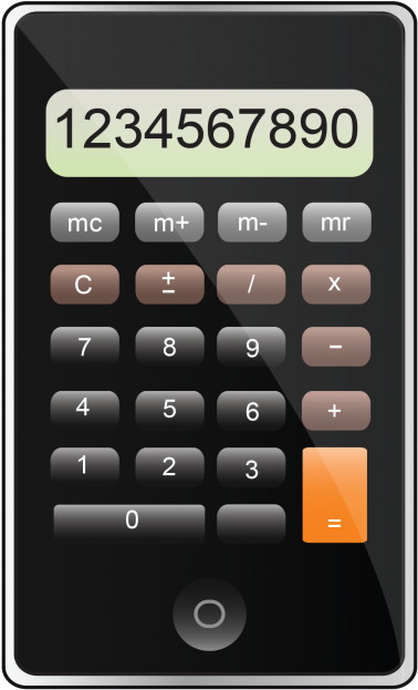 Digital Calculator Display