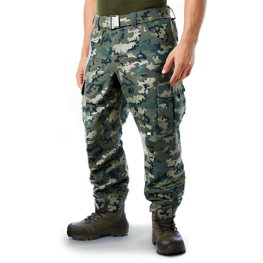 Digital Camo Cargo Pants Png 65