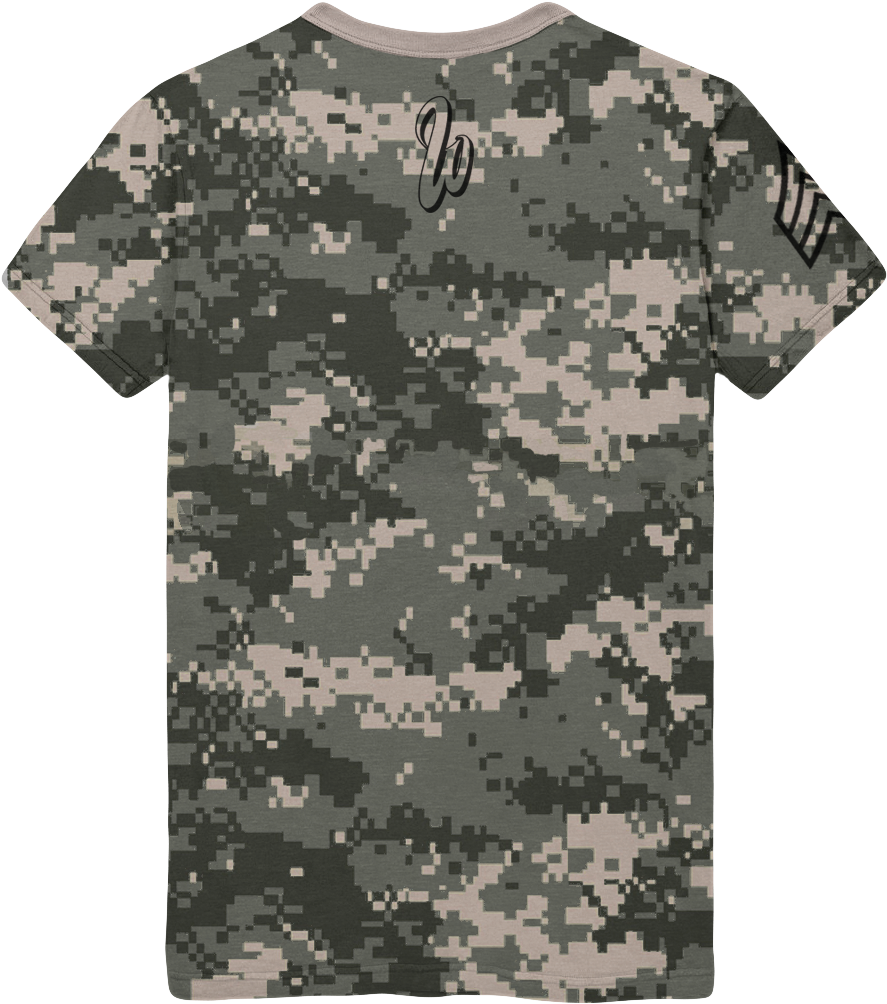 Digital Camo T Shirt Design