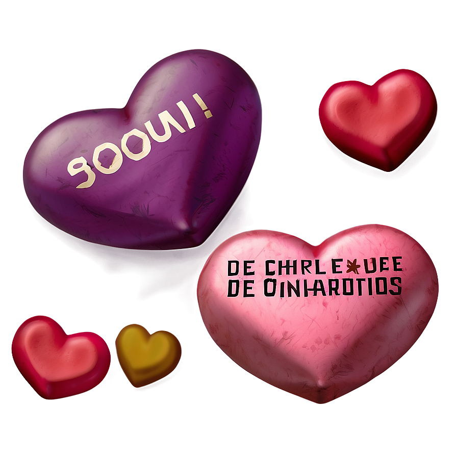 Digital Conversation Hearts Png Rbl88