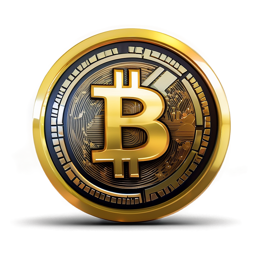 Digital Crypto Coin Png 9