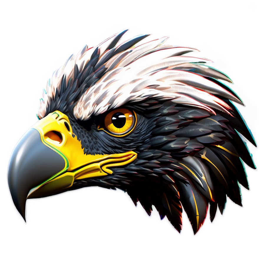 Digital Eagle Head Png Pas