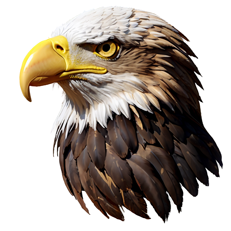 Digital Eagle Head Png Qbt