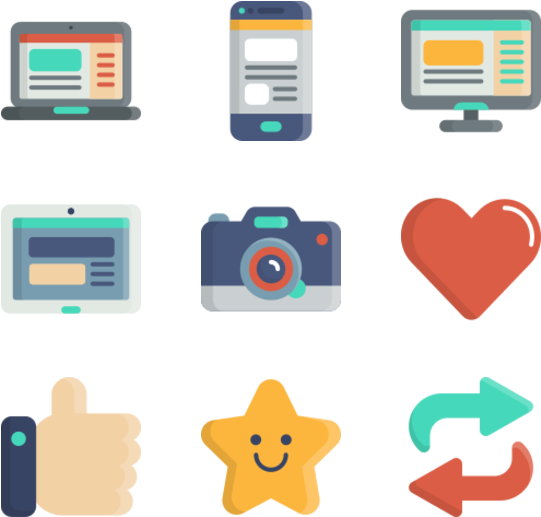 Digital Engagement Icons Set