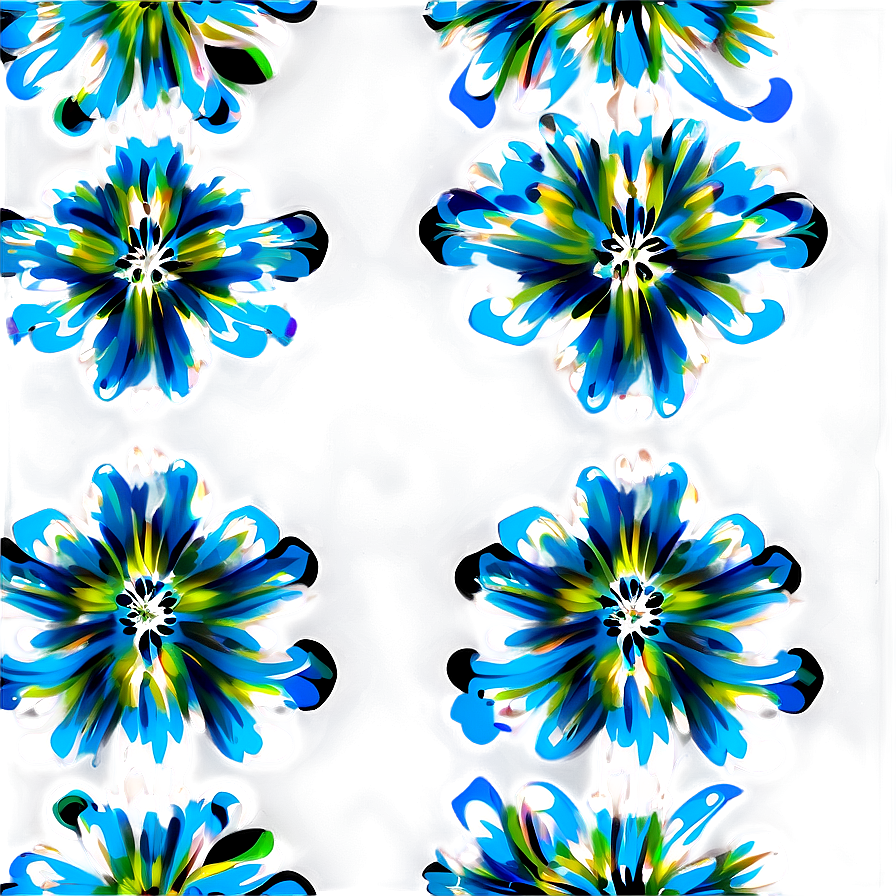 Digital Floral Pattern Png Fvq