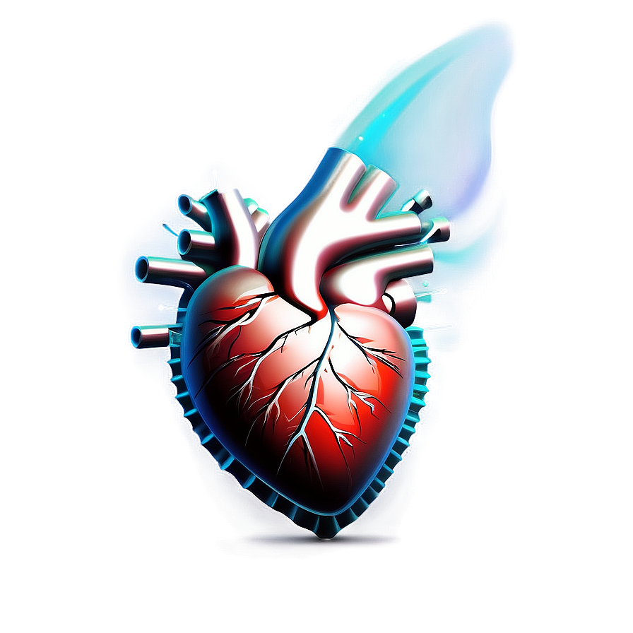 Digital Heart Vector Png Ayx