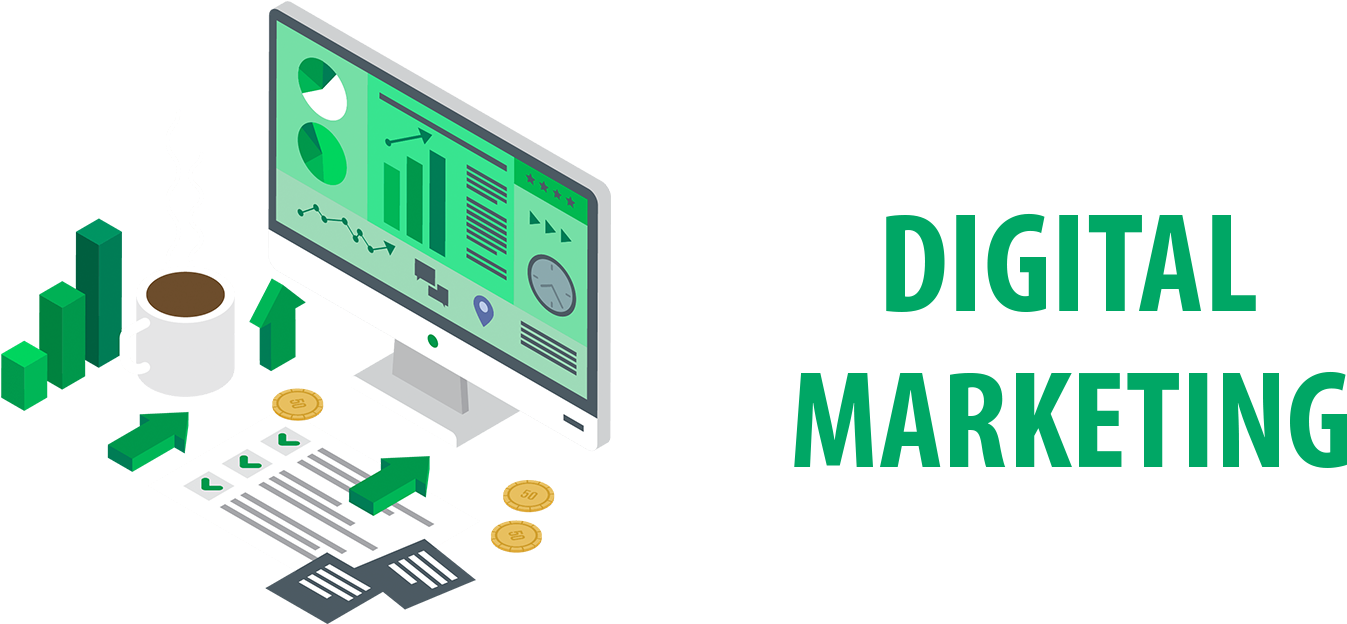 Digital Marketing Analysis Isometric