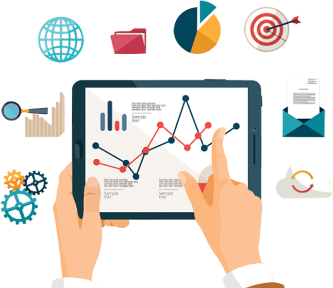 Digital Marketing Analytics Tablet