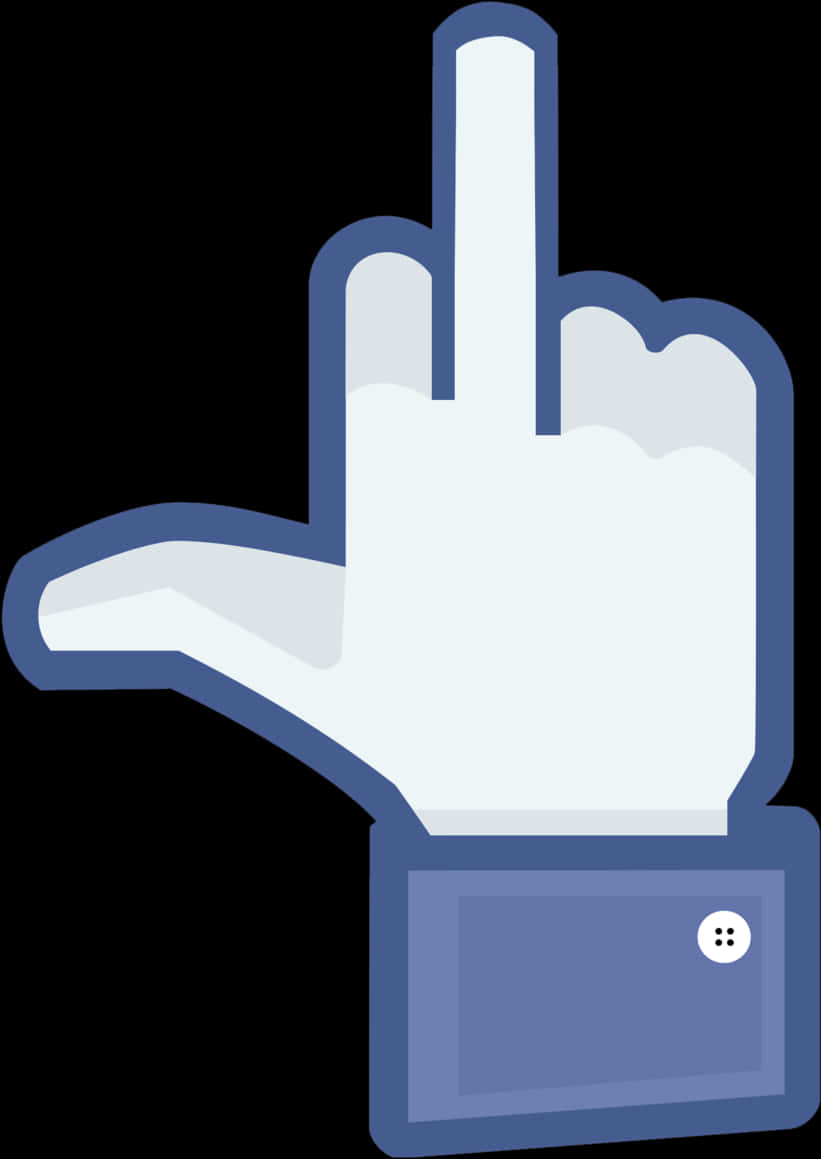 Digital Middle Finger Graphic