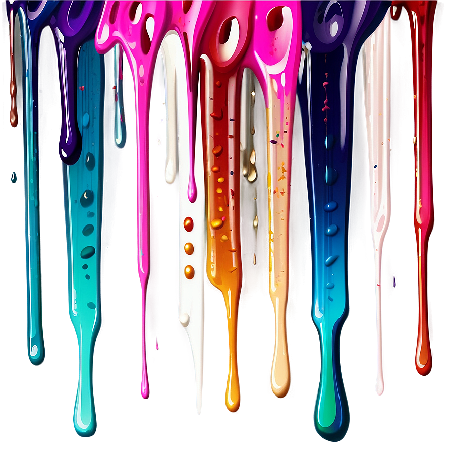 Digital Paint Drip Abstract Png 21