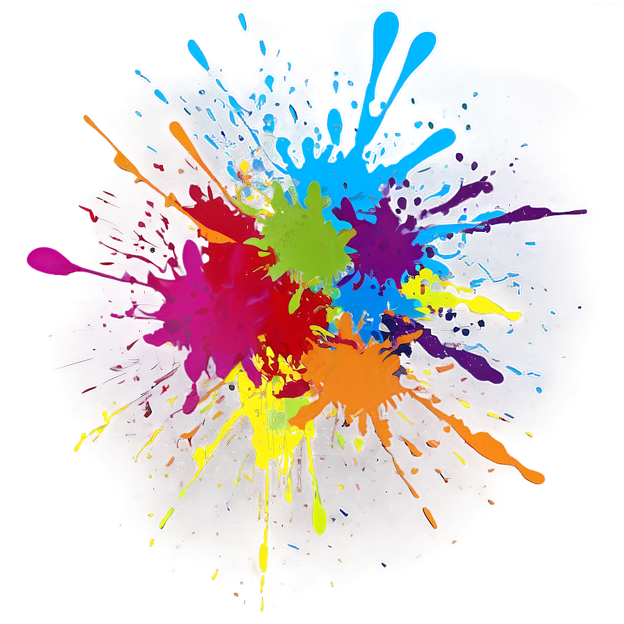 Digital Paint Splatter Png 05042024