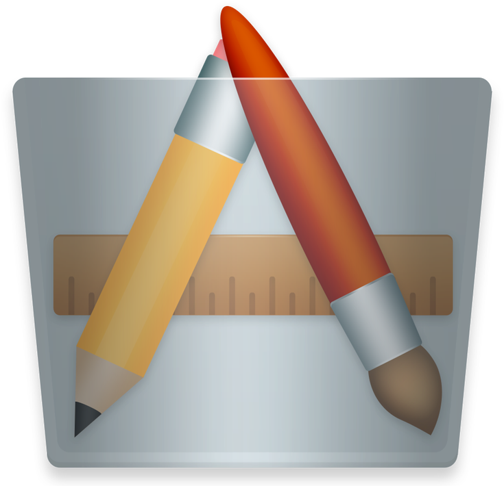 Digital Penciland Ruler Icon