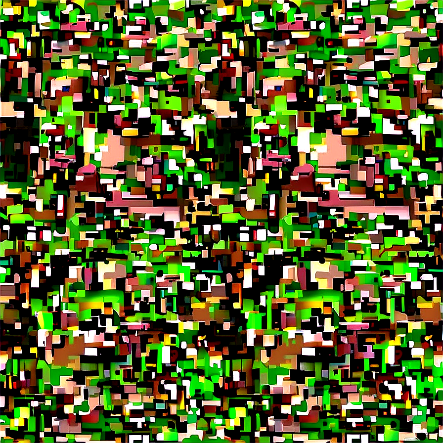 Digital Pixel Camouflage Png Tbq