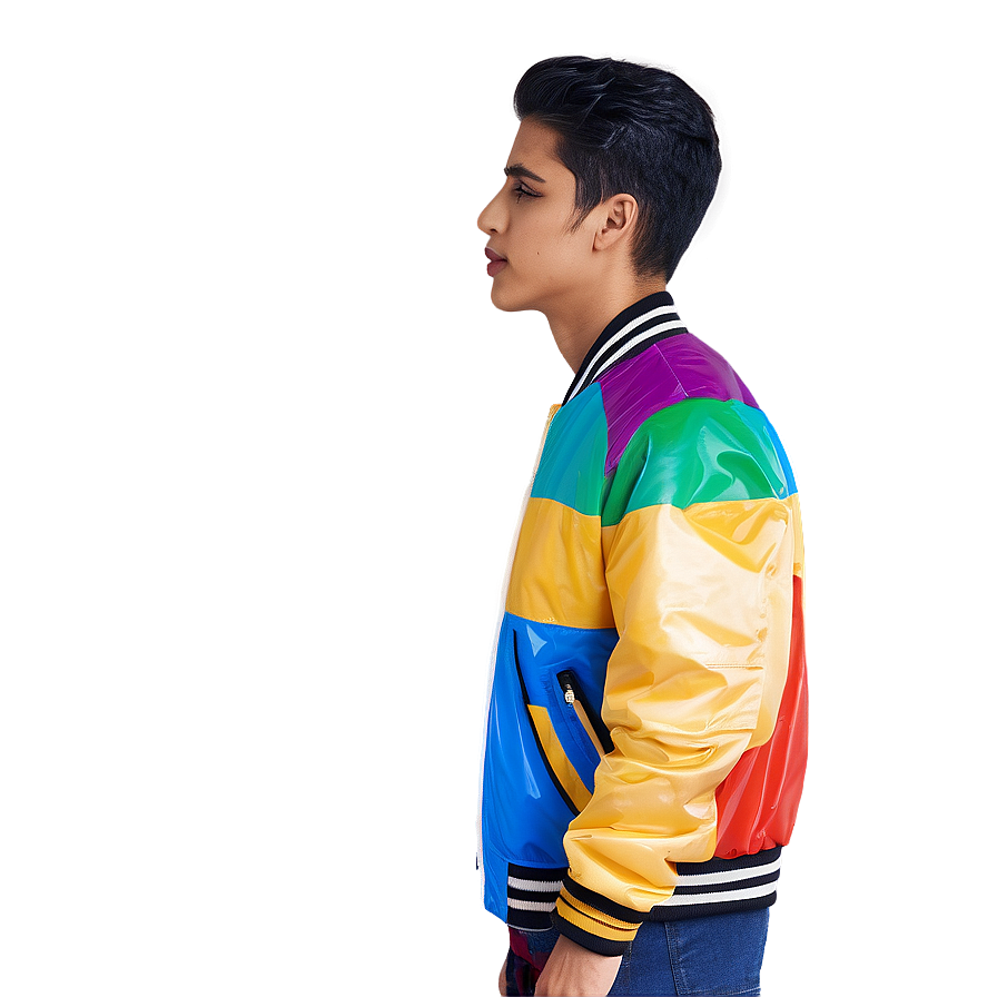 Digital Print Bomber Jacket Png 50