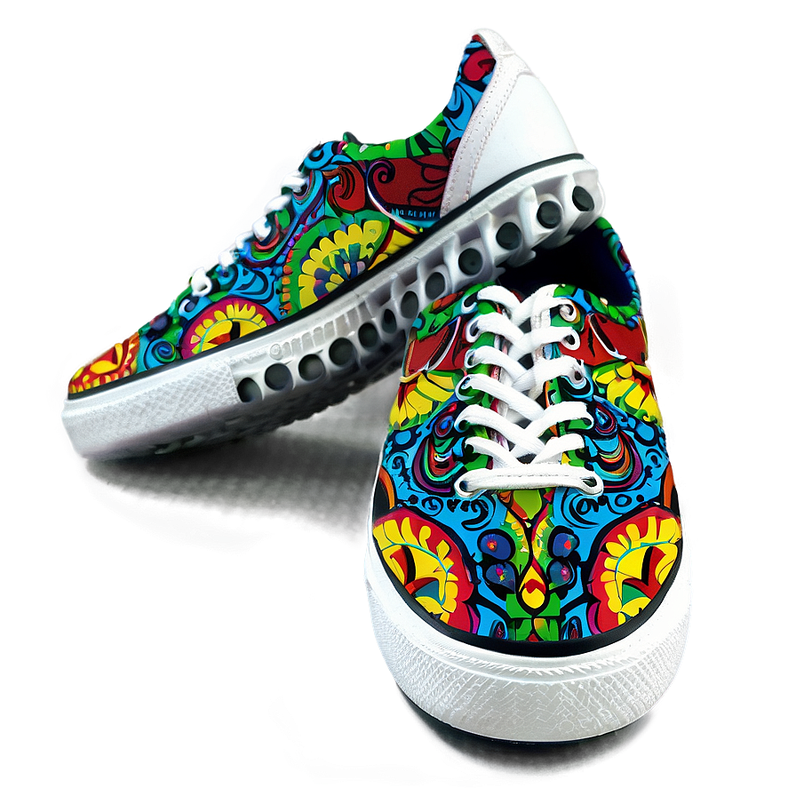 Digital Print Sneakers Png Emq49