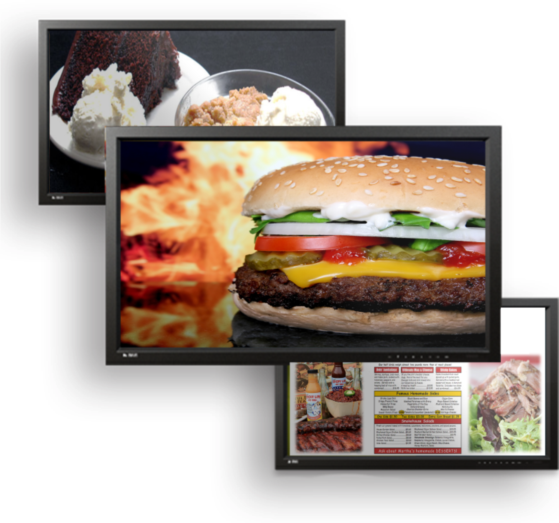 Digital Restaurant Menu Display