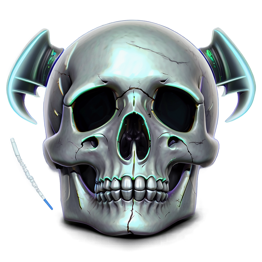 Digital Skull Drawing Png D