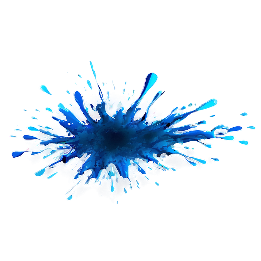 Digital Splash Effect Png Swh