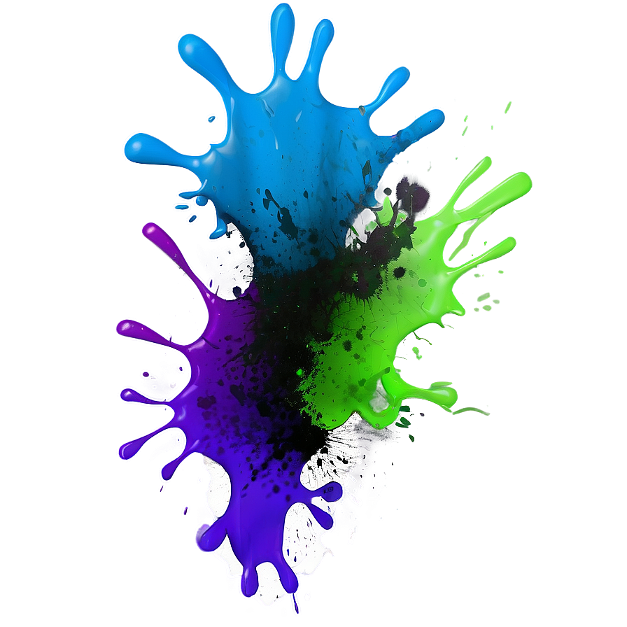 Digital Splatter Art Png 05042024