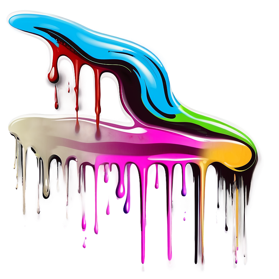 Digital Spray Paint Drip Png Dlb