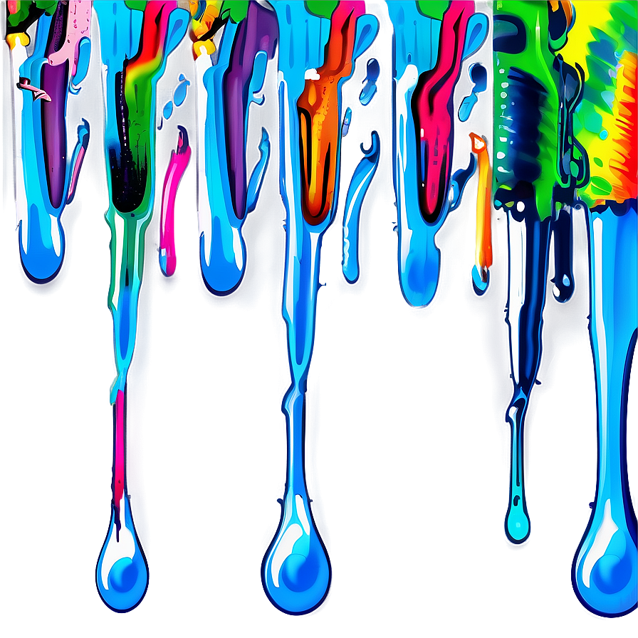 Digital Spray Paint Drip Png Sxk54