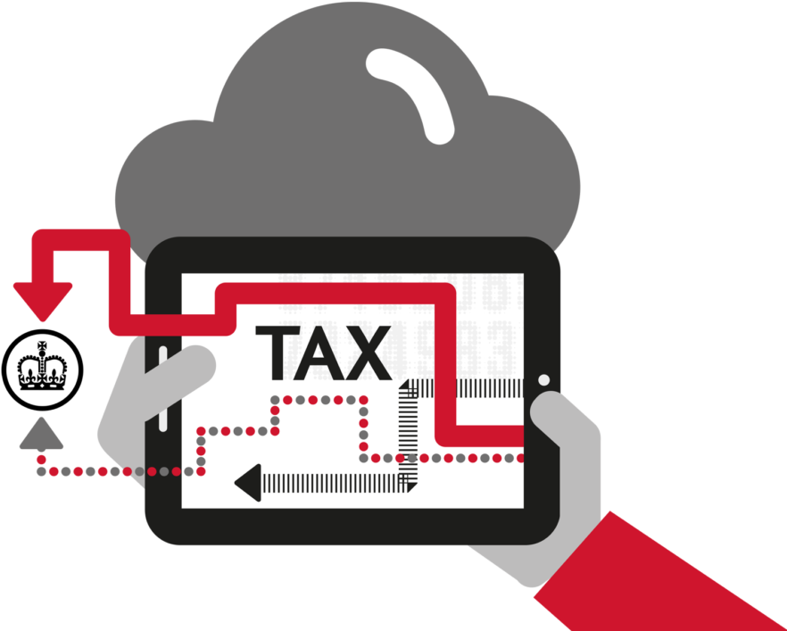 Digital Tax Management Concept