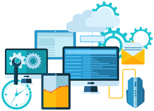 Digital Technology Integration Concept