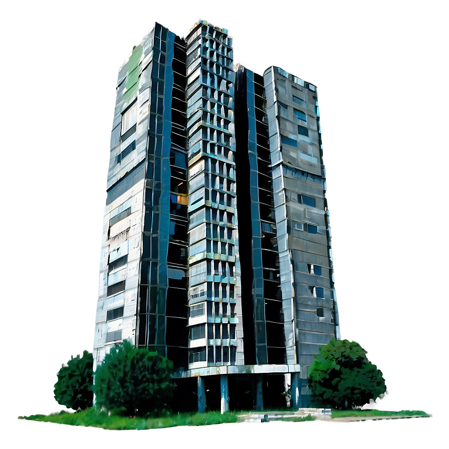 Dilapidated Skyscraper Png Kdu