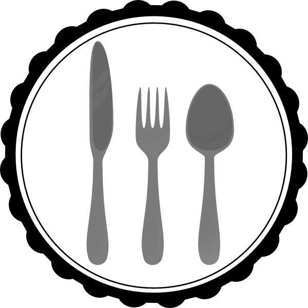 Dinner Table Setting Clipart