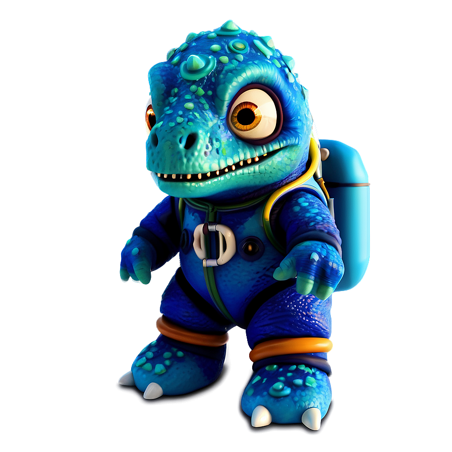 Dino In Space Suit Png Cyq36