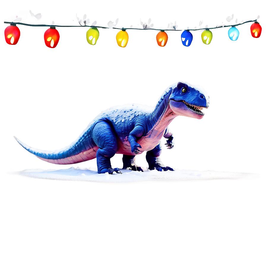 Dino In Winter Snow Png 06122024