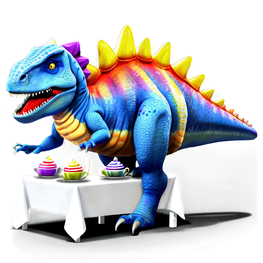 Dino Tea Party Png 06122024